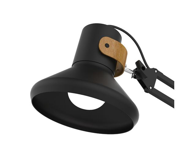 Lampa UNILUX Baya Bamboo LED svart